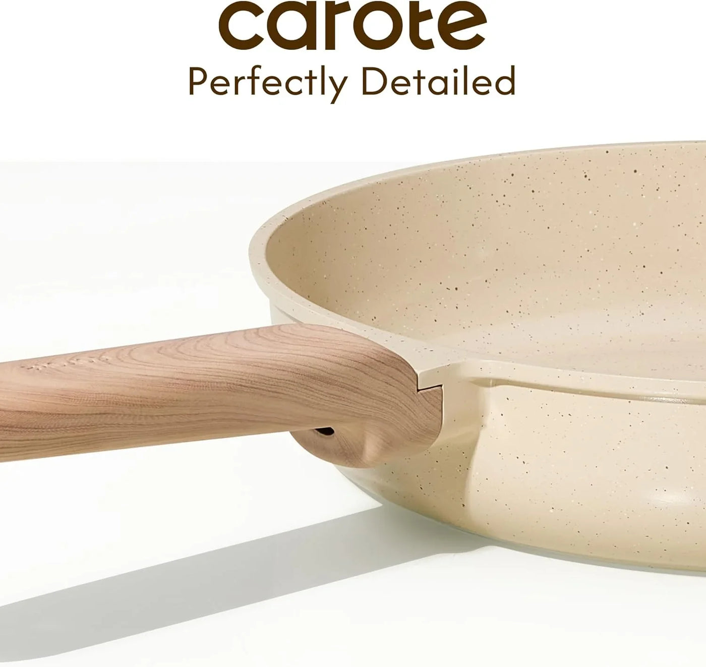 10" Frying Pan Set, Non-Toxic PTFE & PFOA Free Fry Pan & Omelet Pan, Compatible with Induction, Ceramic, Gas Cooktops
