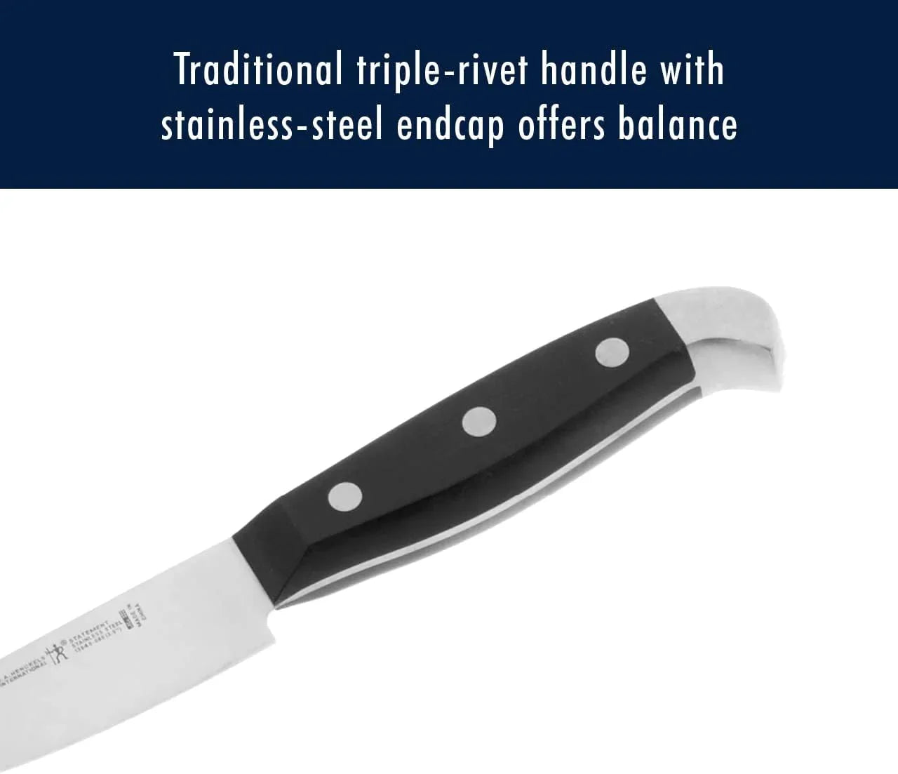 Statement Premium Quality 15-Piece Set with Block, Natural, Razor-Sharp, German Engineered Informed by 100+ Years of Mastery, Lightweight and Strong, Dishwasher Safe