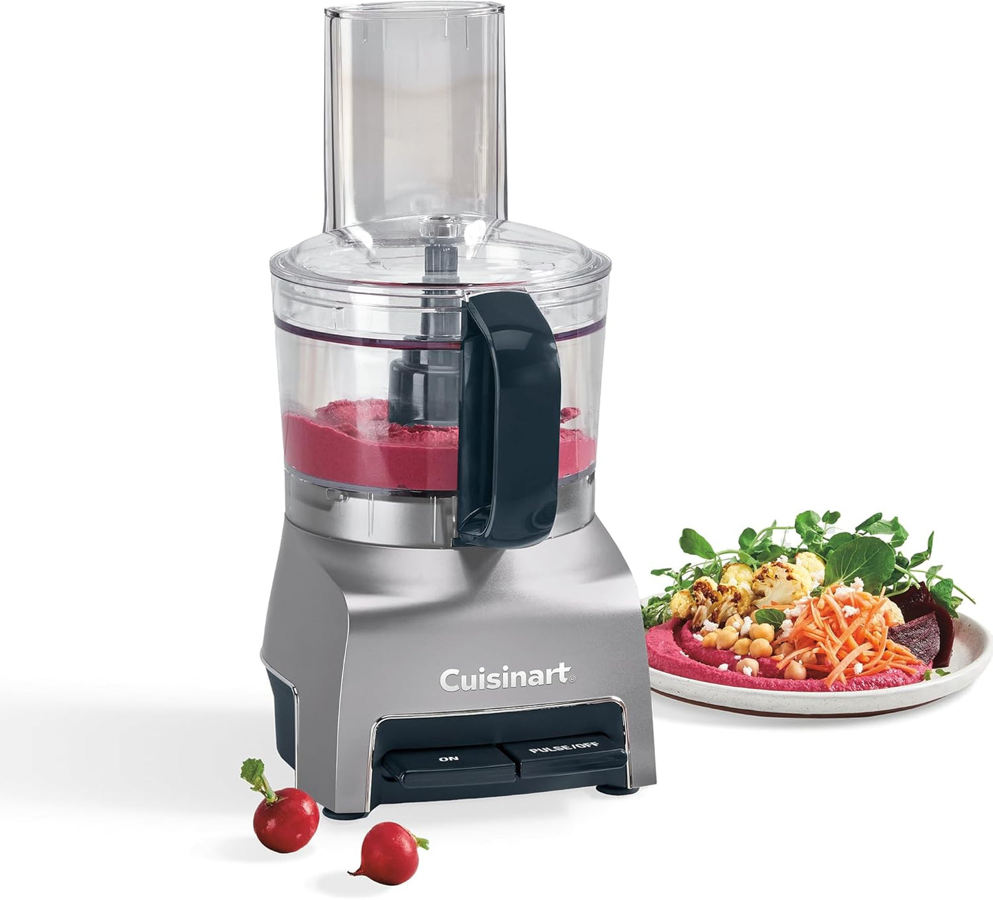 5-Cup Chop & Shred Food Processor, Silver, FP-5
