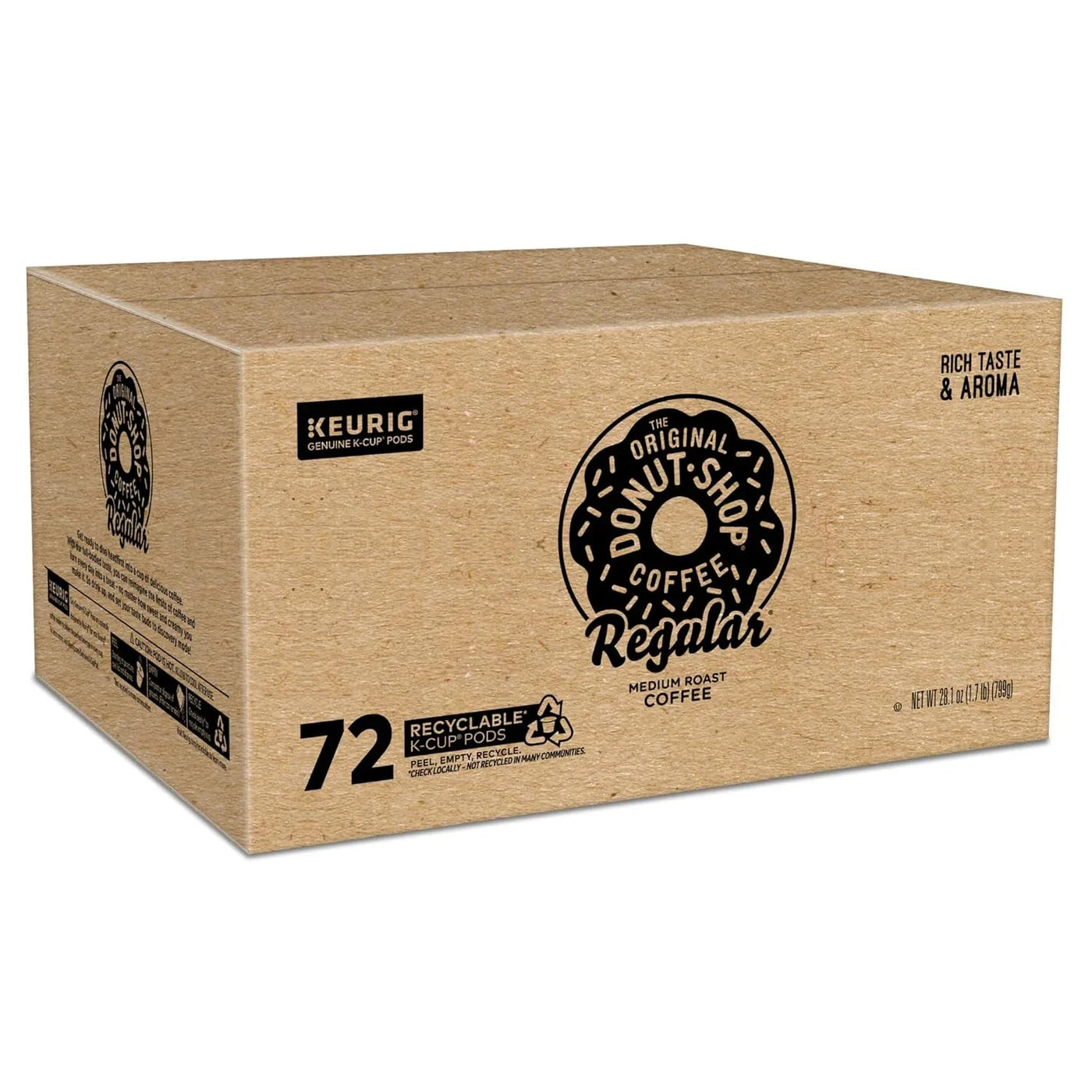Regular Keurig Single-Serve K-Cup Pods, Medium Roast Coffee, 72 Count