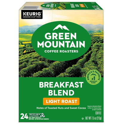 Breakfast Blend Single-Serve Keurig K-Cup Pods, Light Roast Coffee, 96 Count