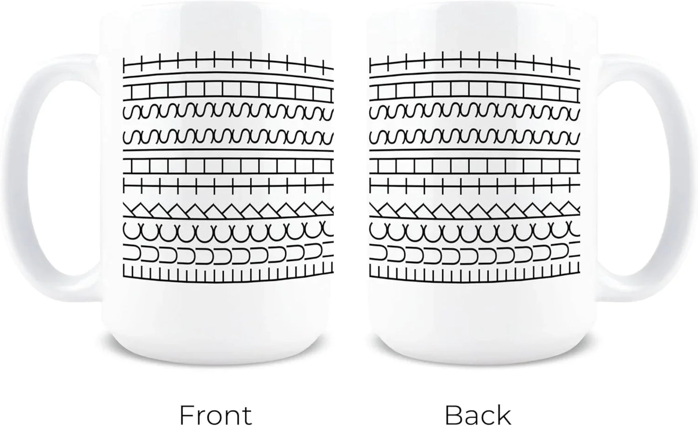 Hidden Message Coffee Mug, 15 Oz Ceramic Funny Coffee Cup, Hidden Message Mug, F This S Cup, Birthday Gag Gifts for Women, Adult White Elephant Gifts, Novelty Items for Adults