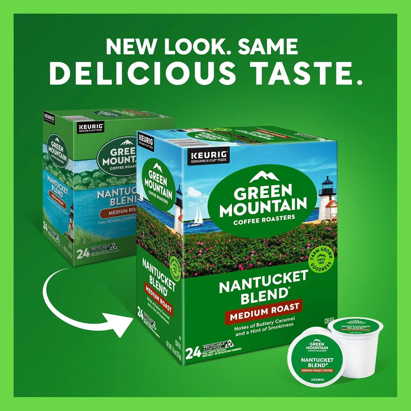 Nantucket Blend Keurig Single-Serve K-Cup Pods, Medium Roast Coffee, 96 Count