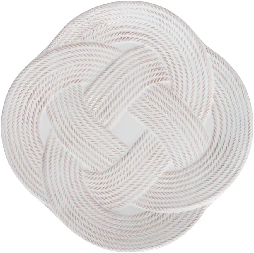 Le Panier Mystic Knot Dessert/Salad Plate - Whitewash