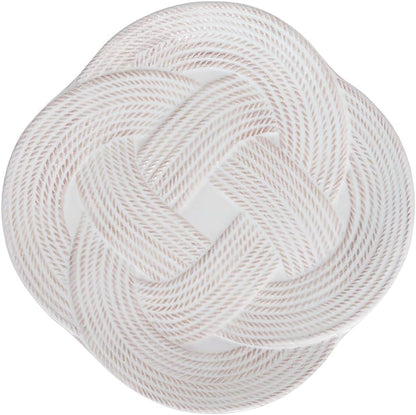 Le Panier Mystic Knot Dessert/Salad Plate - Whitewash