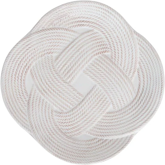 Le Panier Mystic Knot Dessert/Salad Plate - Whitewash