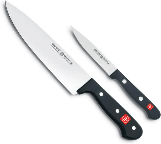 Gourmet 2-Piece Chef'S Knife Set,Black