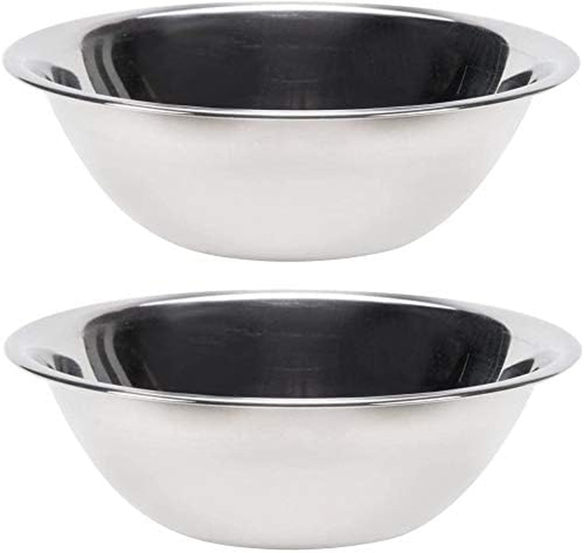 Stainless Steel Mixing Bowl (2, 3 Quart)