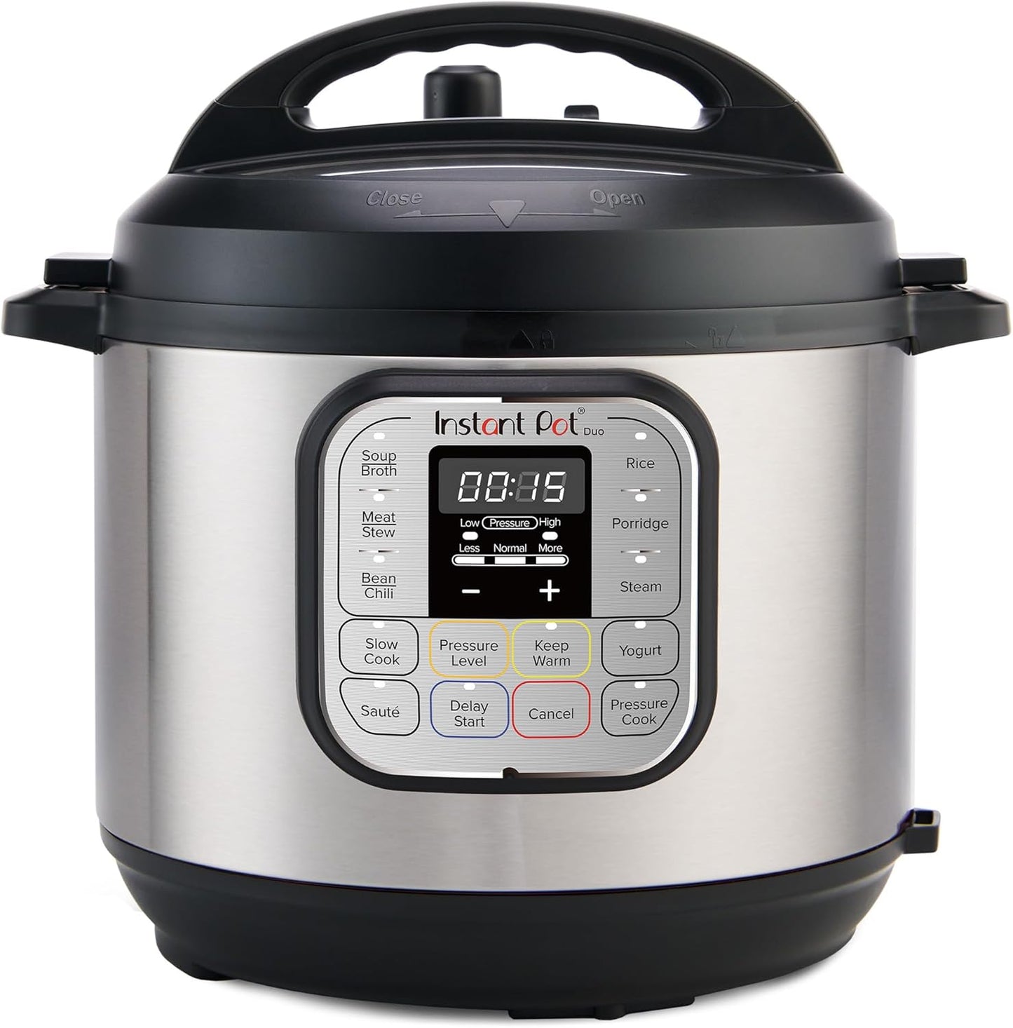 Duo 7-In-1 Mini Electric Pressure Cooker, Slow Rice Cooker, Steamer, Sauté, Yogurt Maker, Warmer & Sterilizer, Includes Free App with over 1900 Recipes, Stainless Steel, 3 Quart
