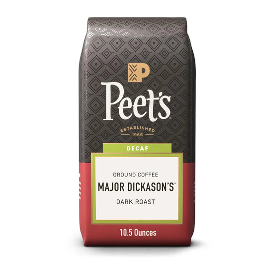 , Dark Roast Ground Coffee, Decaffeinated Arabica Coffee - Decaf Major Dickason'S Blend 10.5 Ounce Bag