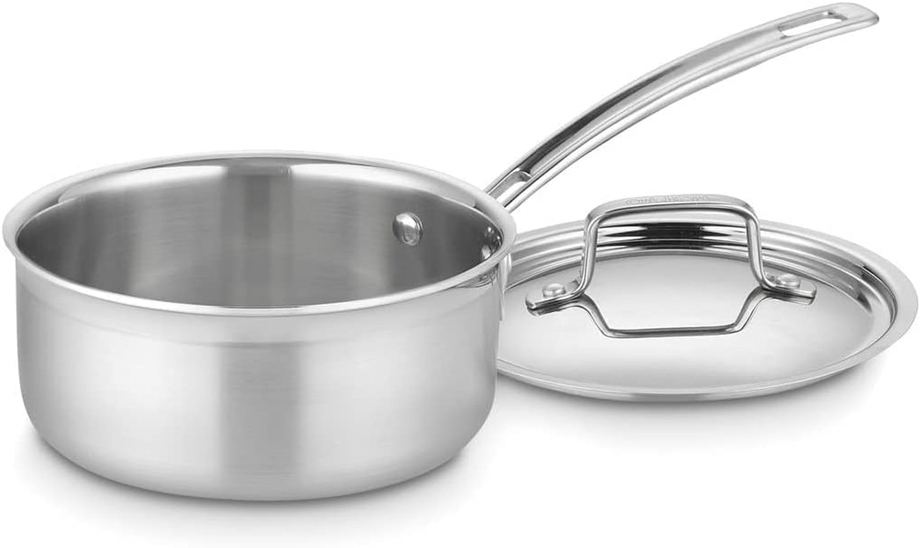 1.5 Quart Multiclad Pro Triple Ply Saucepan W/Cover, MCP19-16N